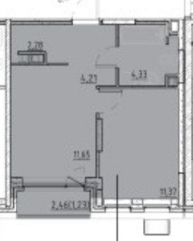Продаётся 1-комнатная квартира, 34 м²