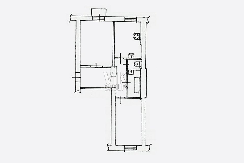 Продаётся 2-комнатная квартира, 60 м²