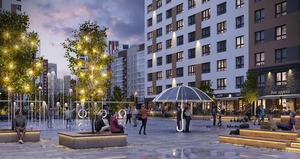 Продаётся 1-комнатная квартира, 46.7 м²