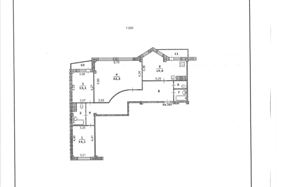 Продаётся 3-комнатная квартира, 120 м²