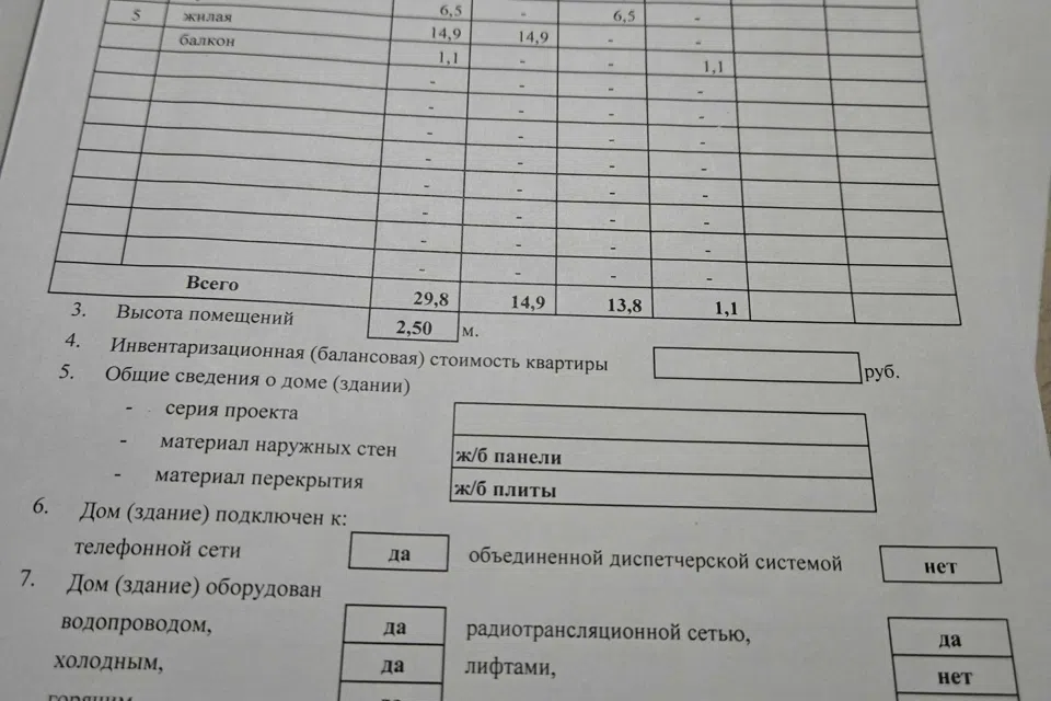 Продаётся 1-комнатная квартира, 29.8 м²