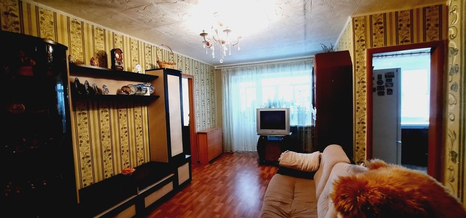 Продаётся 3-комнатная квартира, 55.2 м²
