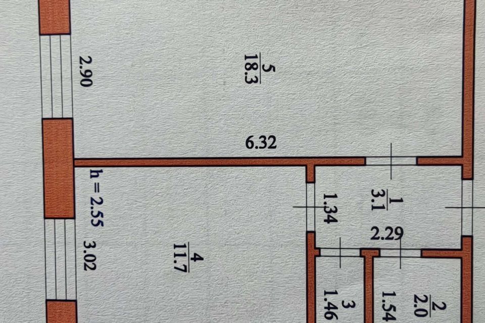 Продаётся 1-комнатная квартира, 36 м²