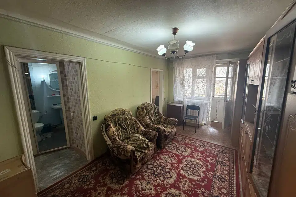 Продаётся 3-комнатная квартира, 52 м²