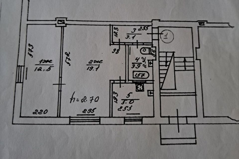 Продаётся 2-комнатная квартира, 43.6 м²
