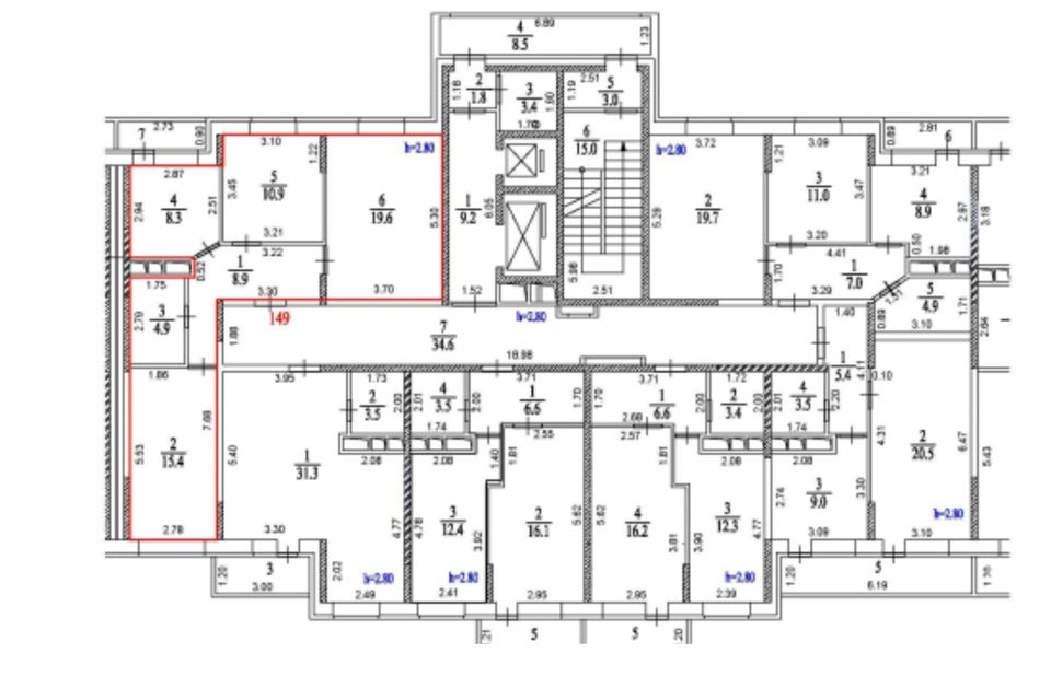 Продаётся 3-комнатная квартира, 68 м²