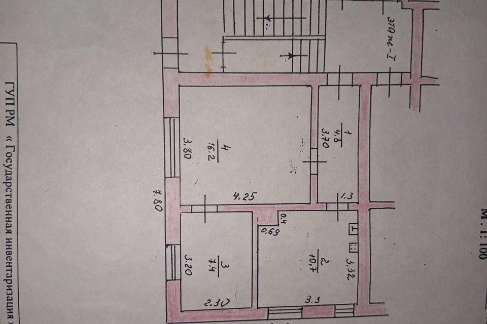 Продаётся 2-комнатная квартира, 39.1 м²