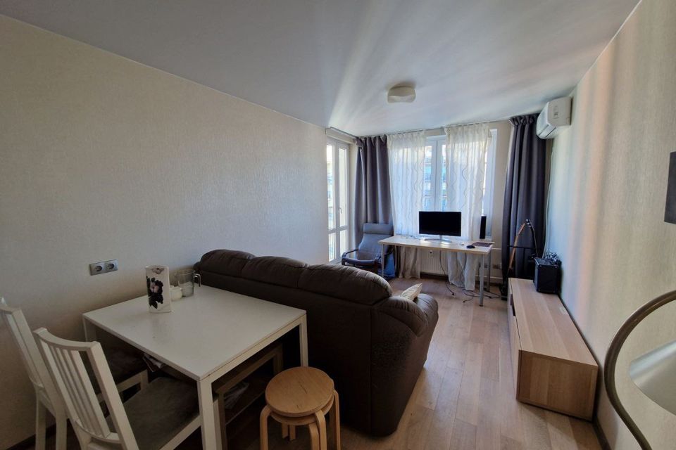 Продаётся 1-комнатная квартира, 39 м²