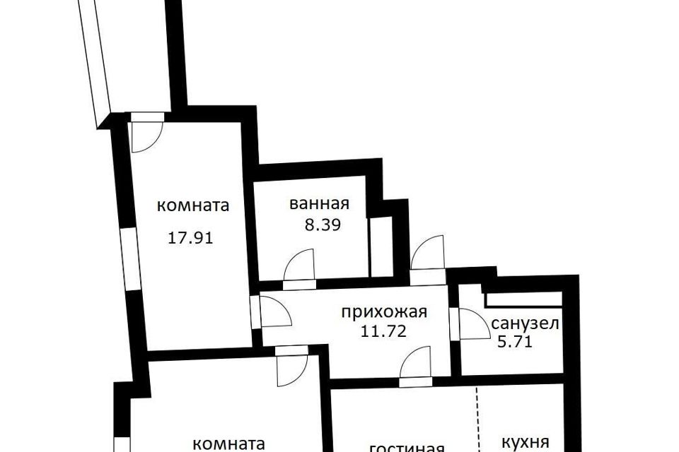 Продаётся 3-комнатная квартира, 108.1 м²