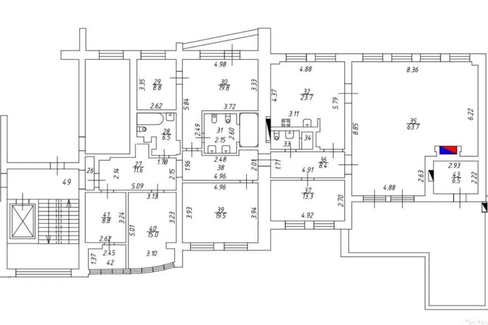 Продаётся 5-комнатная квартира, 231 м²