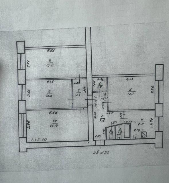 Продаётся 4-комнатная квартира, 76.6 м²
