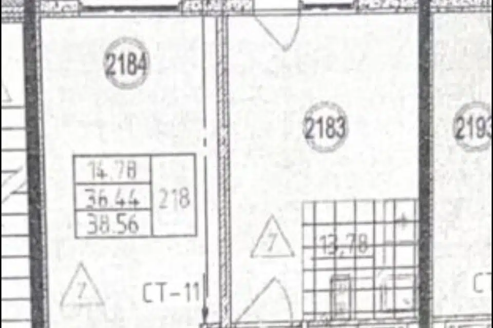 Продаётся 1-комнатная квартира, 43 м²