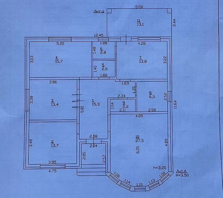 Продаётся 1-этажный дом, 105 м²