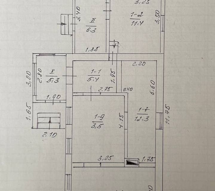 Продаётся 1-этажный дом, 84.7 м²
