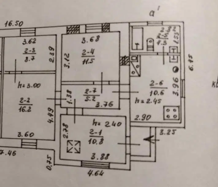 Продаётся 1-этажный дом, 131.3 м²