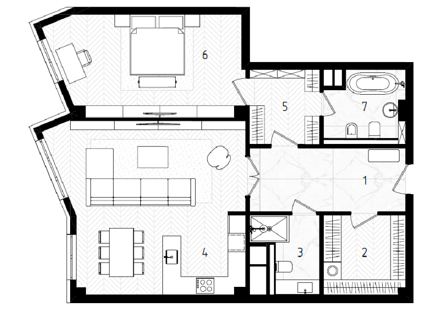 Продаётся 2-комнатная квартира, 89.3 м²