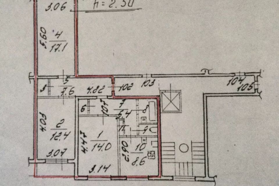 Сдаётся 3-комнатная квартира, 71.7 м²