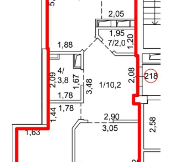 Продаётся 2-комнатная квартира, 68.2 м²
