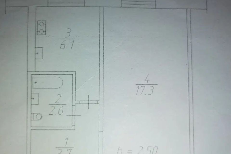 Продаётся 1-комнатная квартира, 30 м²