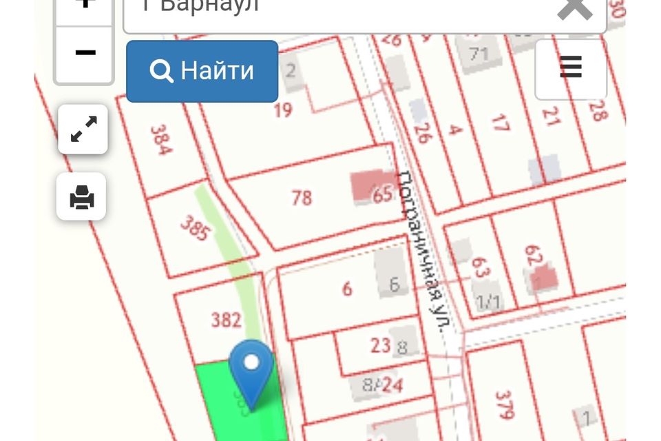 Научный городок барнаул карта