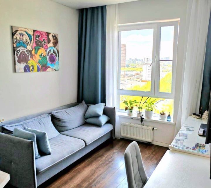 Продаётся 1-комнатная квартира, 33.4 м²
