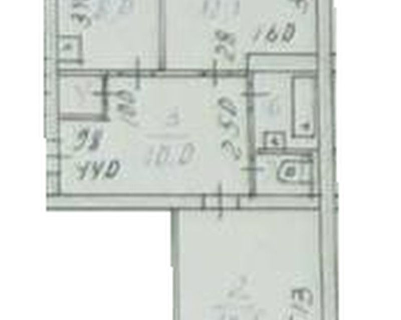 Продаётся 2-комнатная квартира, 54.2 м²