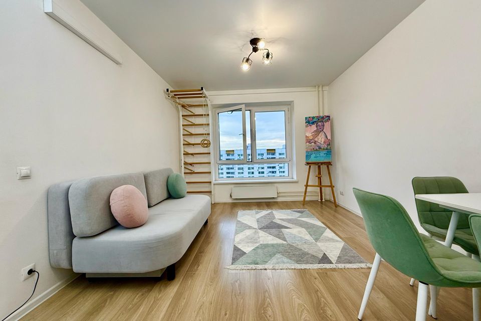 Продаётся 1-комнатная квартира, 39.4 м²