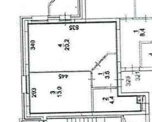 Продаётся 1-комнатная квартира, 41.1 м²