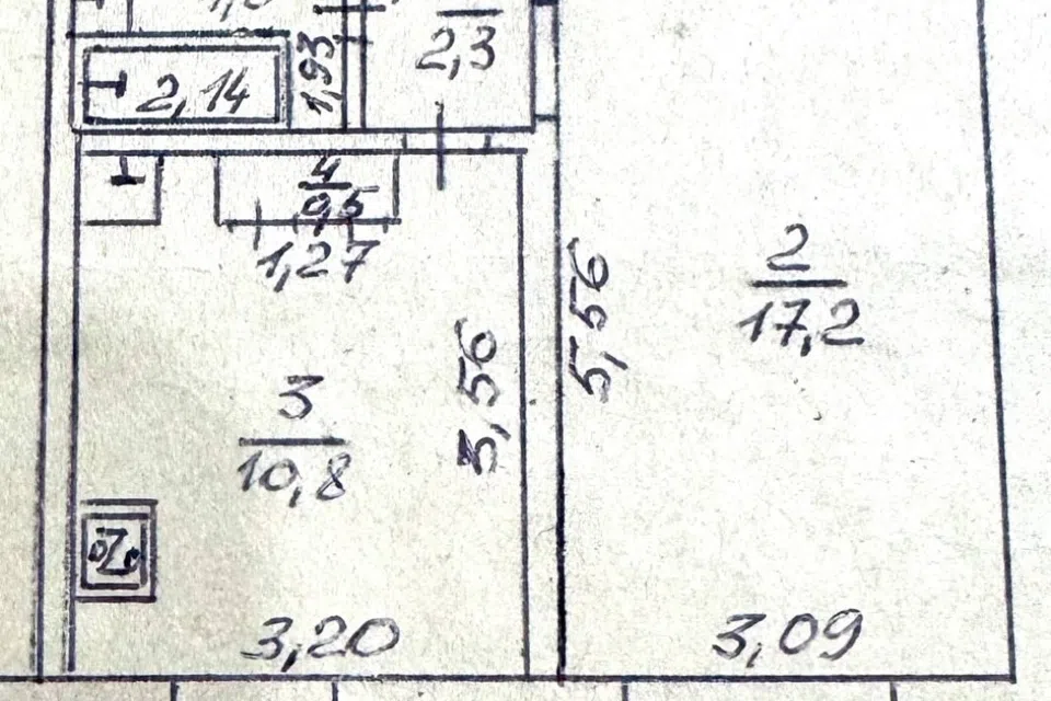 Продаётся 1-комнатная квартира, 35 м²