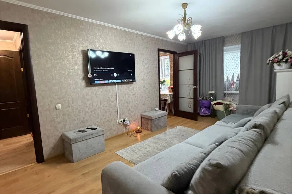 Продаётся 3-комнатная квартира, 58 м²