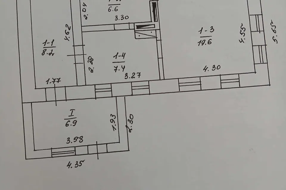 Продаётся 1-этажный дом, 76 м²