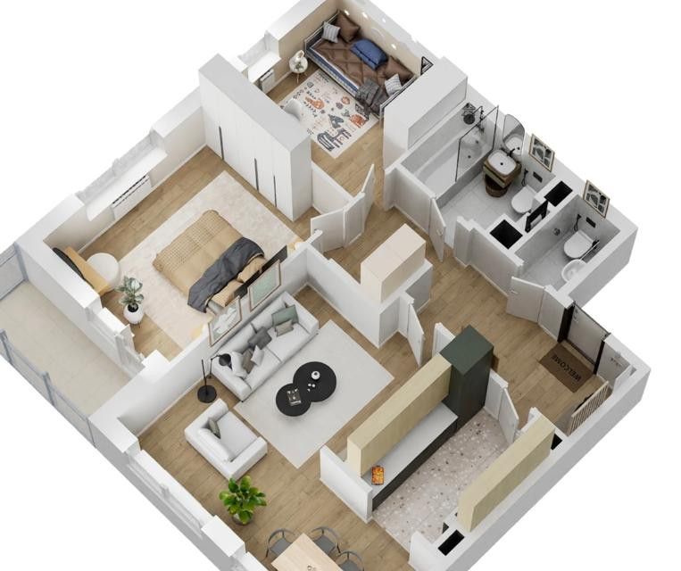 Продаётся 3-комнатная квартира, 73.5 м²