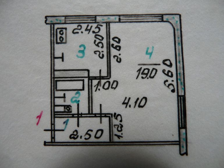 Продаётся 1-комнатная квартира, 30.3 м²