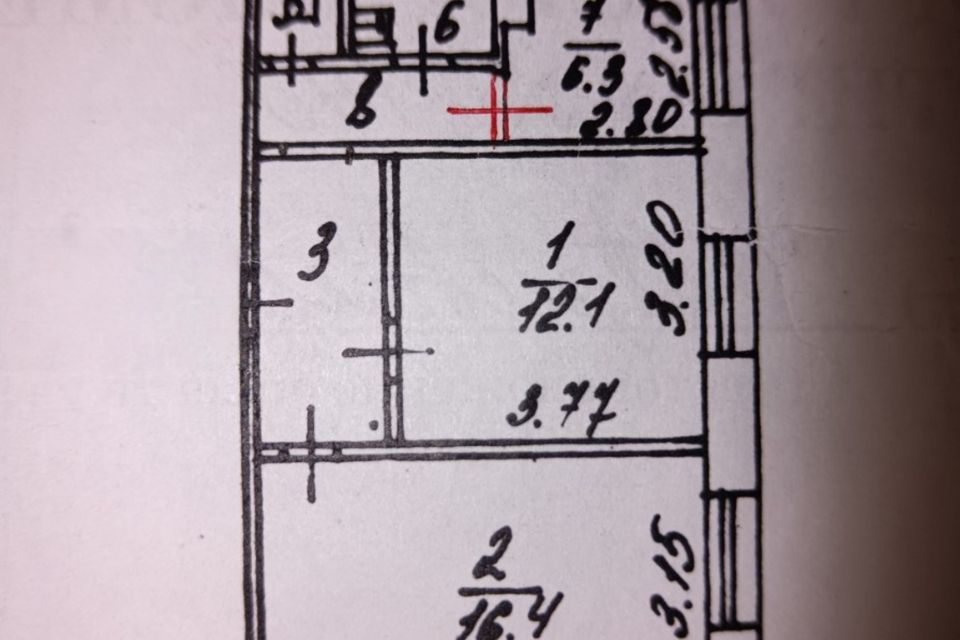 Продаётся 2-комнатная квартира, 45 м²