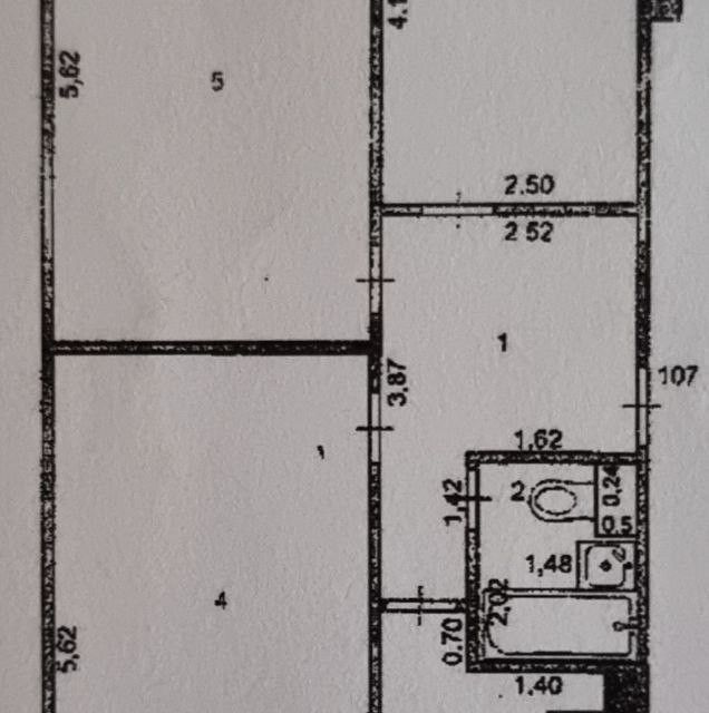 Продаётся 3-комнатная квартира, 61.3 м²
