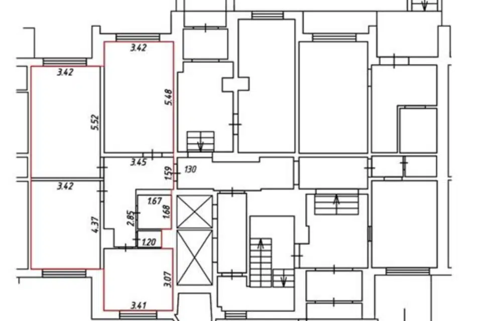 Продаётся 3-комнатная квартира, 76.4 м²