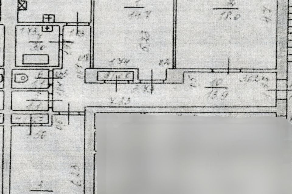 Продаётся 3-комнатная квартира, 77.6 м²