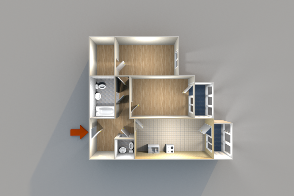 Продаётся 2-комнатная квартира, 72 м²