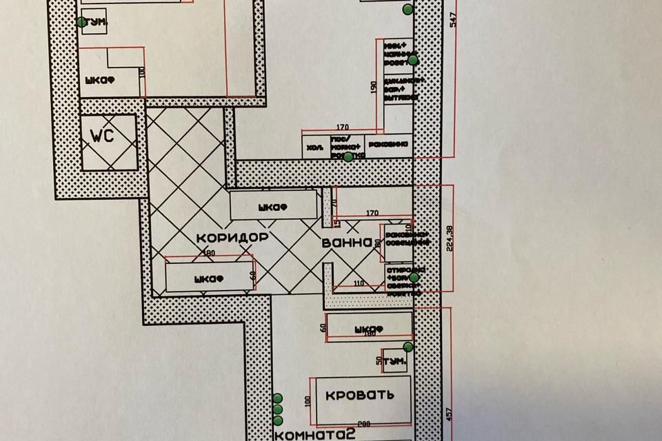 Продаётся 2-комнатная квартира, 60 м²