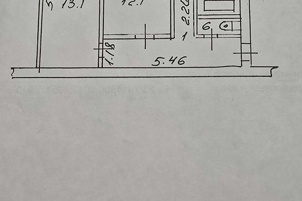 Продаётся 2-комнатная квартира, 42 м²