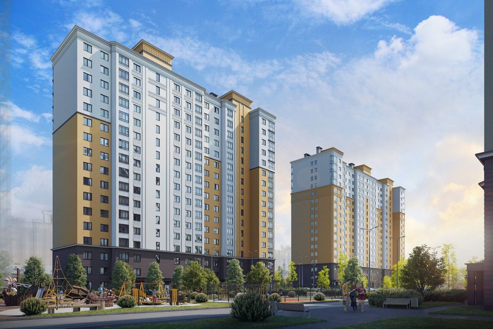 Продаётся 1-комнатная квартира, 44.5 м²