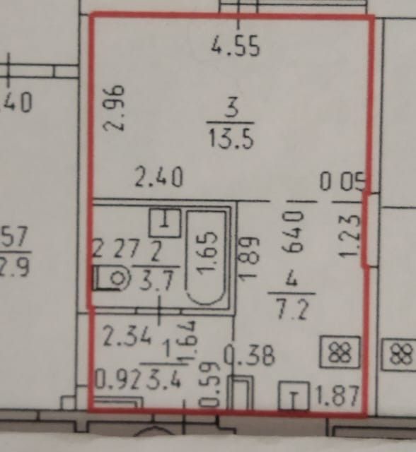 Продаётся студия, 28 м²