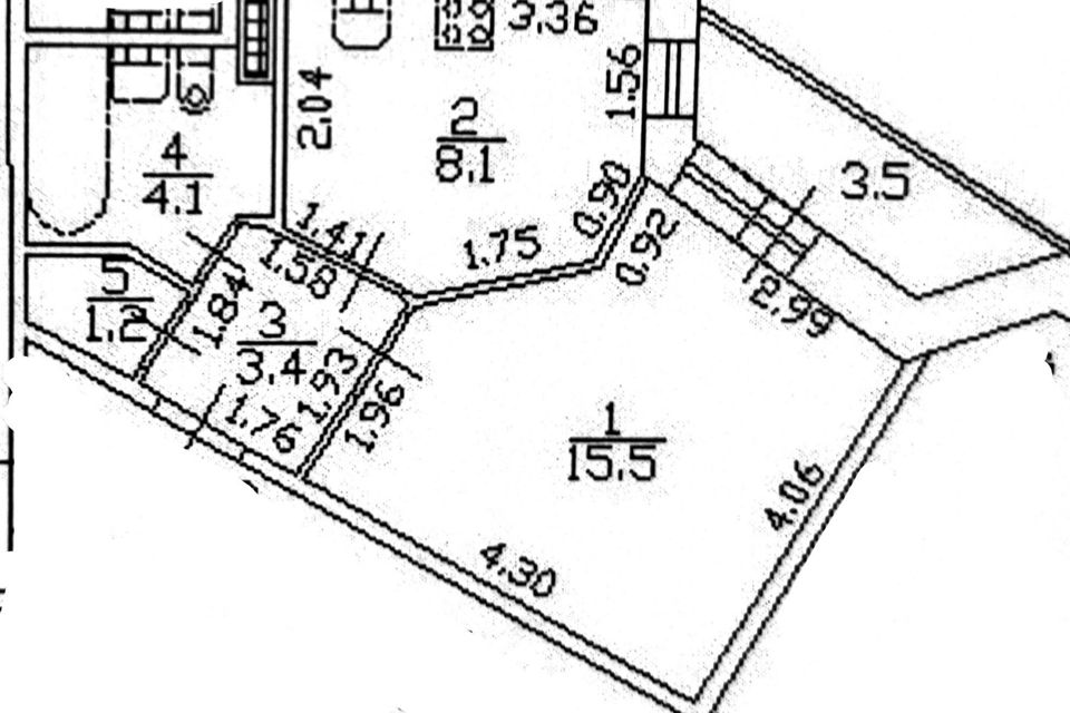 Продаётся 1-комнатная квартира, 32.3 м²