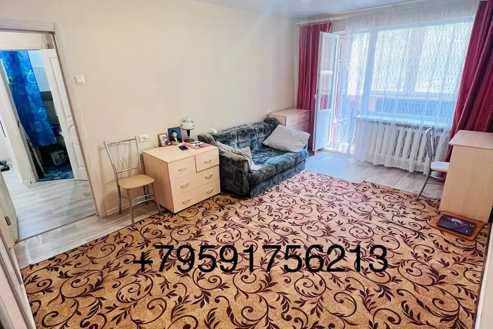 Продаётся 1-комнатная квартира, 40.8 м²
