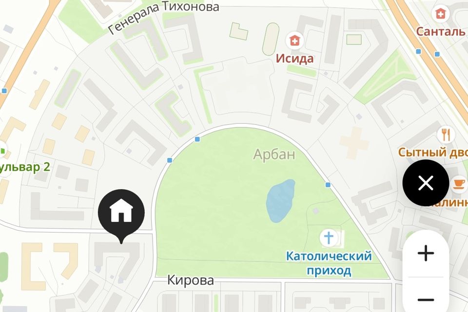 Продаётся 2-комнатная квартира, 52.5 м²