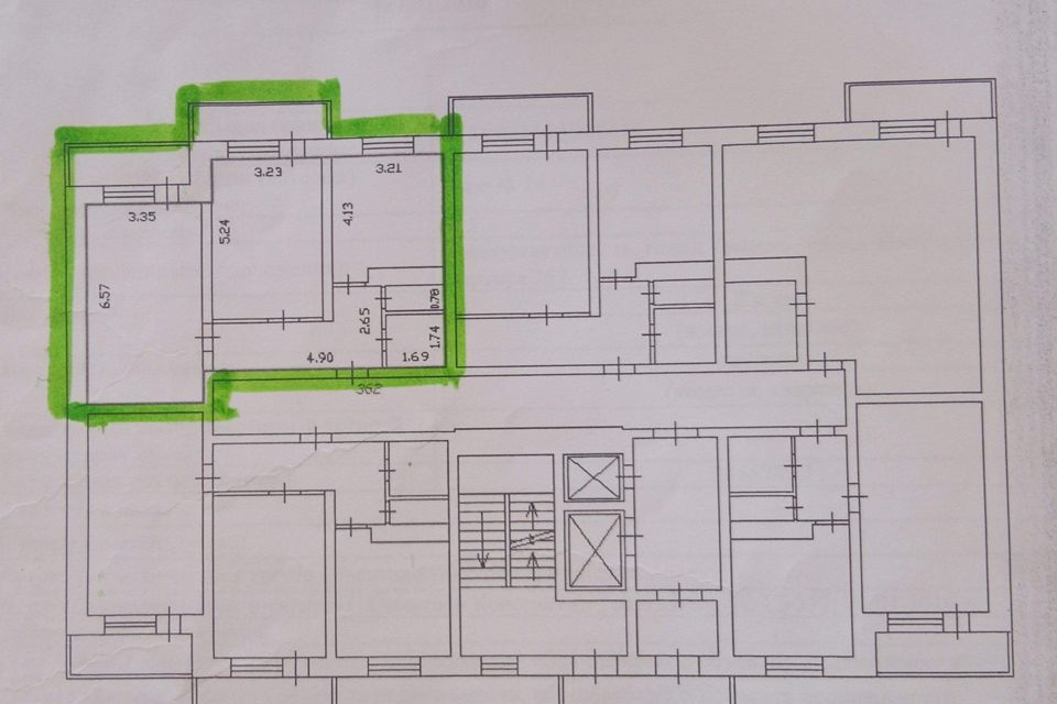 Продаётся 2-комнатная квартира, 64.5 м²