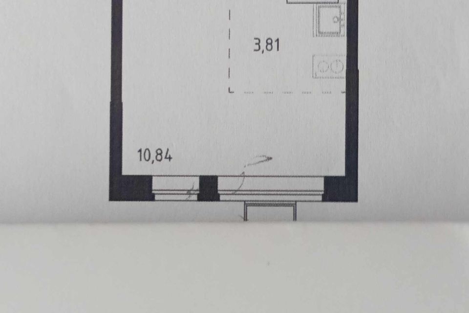 Продаётся студия, 21.4 м²