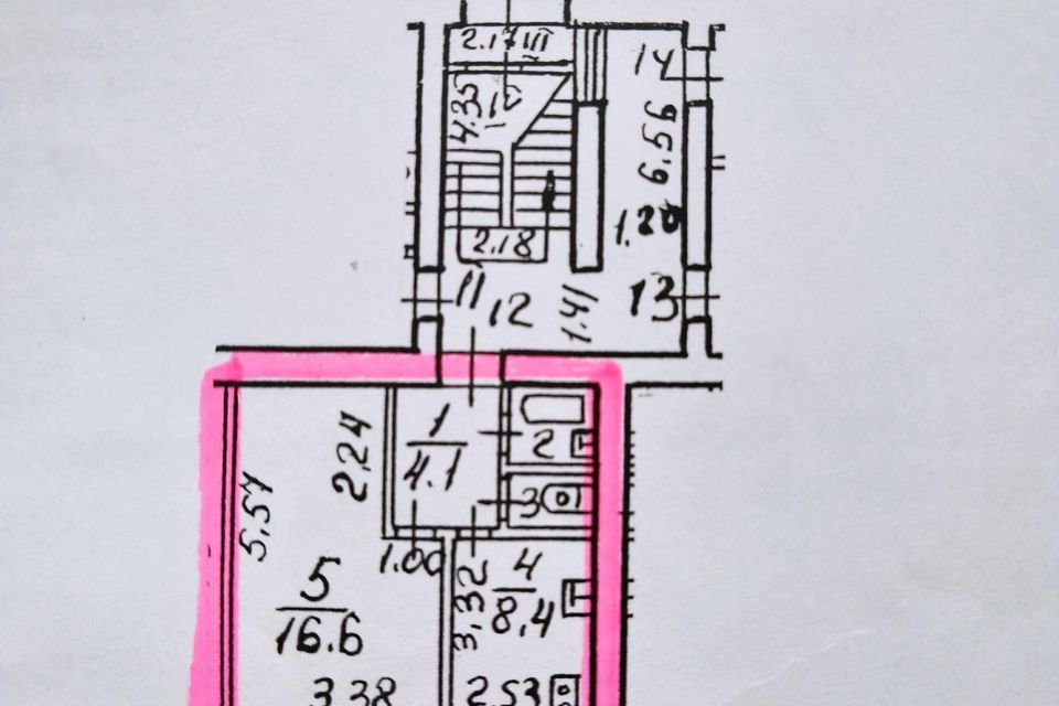 Продаётся 1-комнатная квартира, 32.3 м²