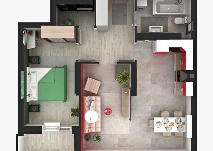 Продаётся 2-комнатная квартира, 62.1 м²