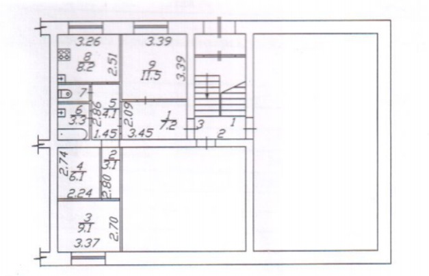 Продаётся 2-комнатная квартира, 54.2 м²